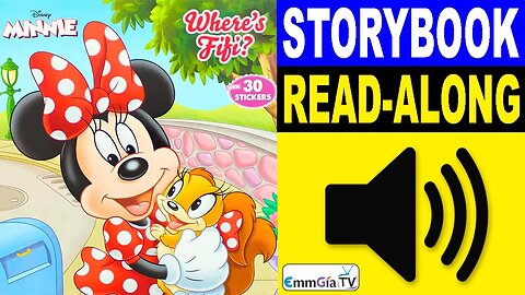 Disney Minnie Read Along Story book 📖 Read Aloud Story Books for Kids 📚 Where's Fifi?