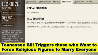 Tennessee Bill Triggers those who Want to Force Religions to Marry against their Will