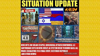 SITUATION UPDATE 4/6/24 - AI System Used To Bomb Gaza, Gcr/Judy Byington Update, Us Republic, WW3