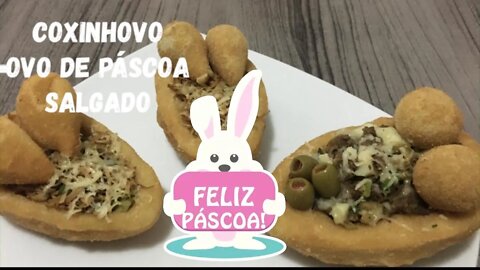 Especial de Páscoa da Mi - Aula 05 - Ovo de Páscoa Salgado - Coxinhovo - Diferente e Delicioso