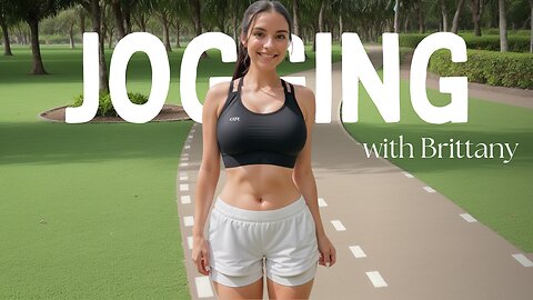 Sassy and Sporty: Brittany's Sexy Jogging Attire Showcase!