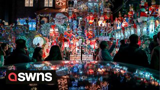 Dyker Heights in New York is home to some of the most over-the-top Christmas light decorations