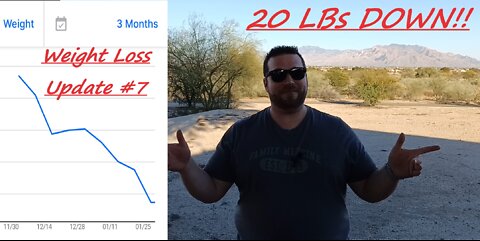 Weight Loss Update #7 - 20lbs Down!