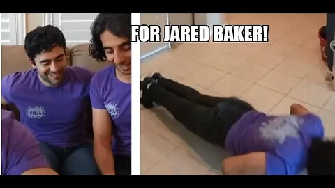 Luke Dymian is doing a physical challenge Light hearted moment from the live fundraiser for Jared
