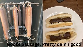 Making Goose Sausage