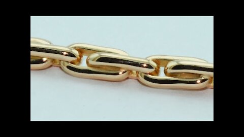 18kt rose gold bracelet handmade