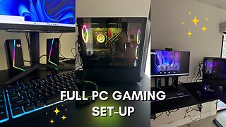 BEGINNER PC GAMING SETUP | My full gaming setup to live out my gamer girl dreams
