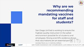 San Diego Unified approves vaccine mandate for students, staff