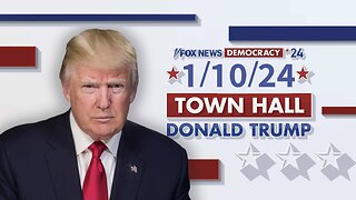 FULL: President Trump's Fox Town Hall (1/10/24) with Co-Moderators Bret Baier & Martha MacCallum | Overshadowing the Nonsensical GOP Debate of the Same Night!