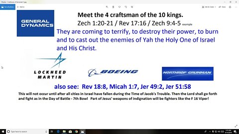 Craftsman of Zechariah 1