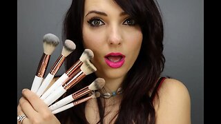 BH Cosmetics Rose Romance Brush Set Review | Nude Rose Sculpt and Glow | Bronze Paradise Palette