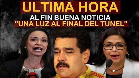 🔴SUCEDIO HOY! URGENTE HACE UNAS HORAS! UNA LUZ AL FINAL DEL TUNEL - NOTICIAS VENEZUELA HOY