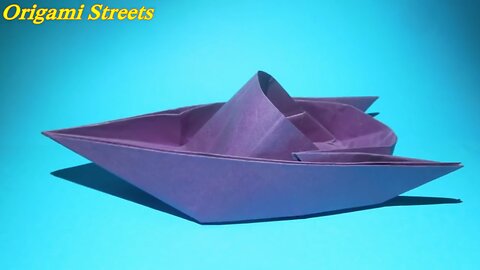 How to make a boat out of paper. Origami boat made of paper.