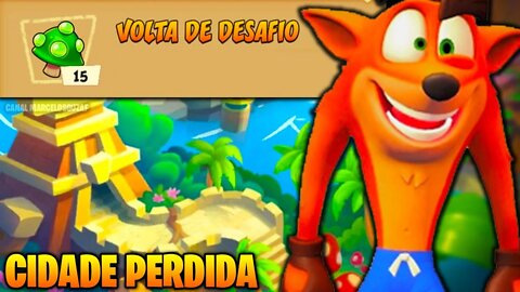 Crash On The Run | Volta de Desafio na Cidade Perdida