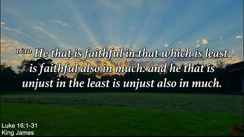 Wednesday Evening June 26th - He That Is Faithful