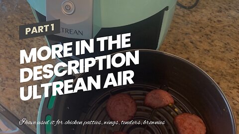 More In The Description Ultrean Air Fryer, 4.2 Quart (4 Liter) Electric Hot Air Fryers Oven Oil...