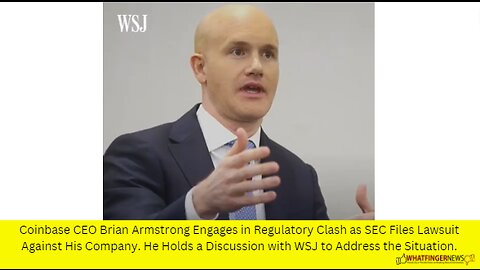 Coinbase CEO Brian Armstrong Engages in Regulatory Clash as SEC Files Lawsuit