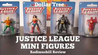 Justice League Dollar Tree Figures *BATMAN, WONDER WOMAN, AQUAMAN, THE FLASH* Review