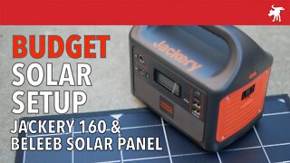 Budget solar combo: Jackery 160 and Beleeb Solar Panels