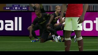 PES 2021: FC BARCELONA vs MANCHESTER UNITED | Entretenimiento Digital 3.0