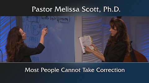 Most People Cannot Take Correction