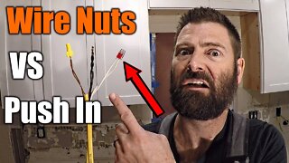 Wire Nuts Vs Push In Electrical Connections | THE TRUTH | THE HANDYMAN |