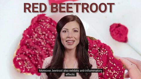 Red BEETROOT | ARGININE source | ANTI-INFLAMMATORY & ANTIOXIDANT food