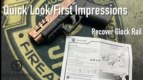 Glock 48 Rail, Recover Tactical GR43