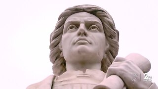 Columbus statue that was thrown into Harbor is rebuilt