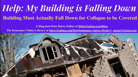 Help: My Building is Falling Down
