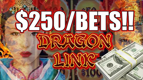 $250 SPINS! - Betting Big on High Limit Dragon Link in Las Vegas! (Multiple Jackpots)