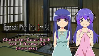 Higurashi Kai Character Case Book Vol. 1 Drama CD (REMAKE)