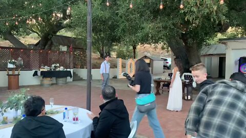 Felicia & Bryan first dance as Bride and Groom.