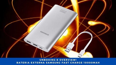Bateria Externa Samsung Carregamento Rápido 10000 mAh | Geekmedia