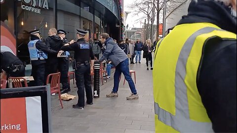 British man arrested for waving BRITISH flag