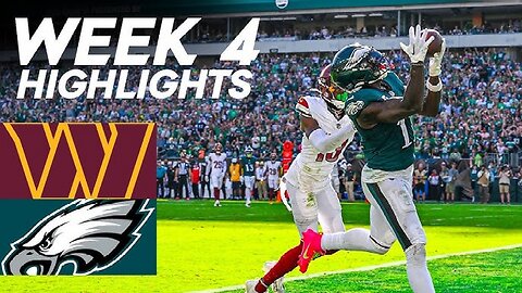 Washington Commanders vs Philadelphia Eagles | 2023 Week 4 Game