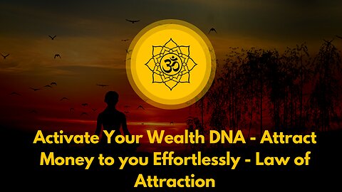 Activate Your Wealth DNA 💸 Attract Money to you Effortlessly 💸 Law of Attraction