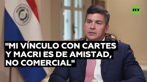 Santiago Peña afirma que su vínculo con Macri y Cartes es de amistad