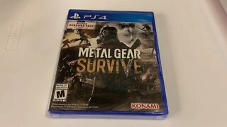 Metal Gear Survive - PS4 - AMBIENT UNBOXING