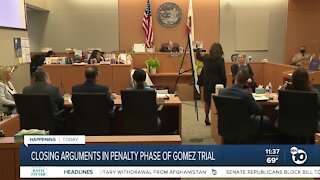 Closing arguments in penalty phase of Gomez trial