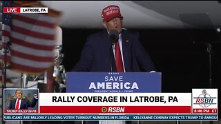 LIVE: Donald Trump holding “Save America” Rally in Latrobe, PA...