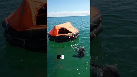 Survive sinking boat in the Ocean #fishing #boat #boating