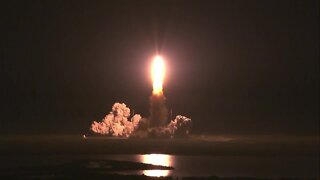 NASA's mightiest rocket lifts off for moon