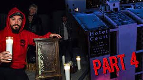 OVERNIGHT in HAUNTED CECIL HOTEL- Opening the Dybbuk Box