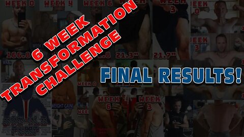 6-WEEK BODYBUILDING PROGRAM | FINAL RESULTS! |GAINING MUSCLE | TRANSFORMATION | WEIGHT LOSS