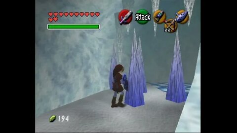 The Legend of Zelda Ocarina of Time Master Quest 100% #11 Ice Cavern (No Commentary)