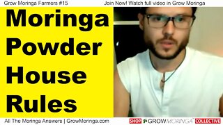 Producing Moringa Powder in Your House Cottage Industry Rules for Selling at Farmers Market & Online