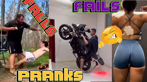 FUNNY FALLS, FAILS AND PRANKS COMPILATION 34