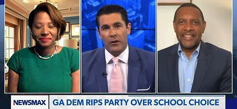 ROB SCHMITT TONIGHT-MESHA MAINOR (D) GA STATE REP- Rips party over school choice VERNON JONES