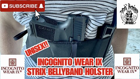 STRIX UNISEX BELLYBAND HOLSTER REVIEW! INCOGNITO WEAR IX CONCEALED CARRY CLOTHING!